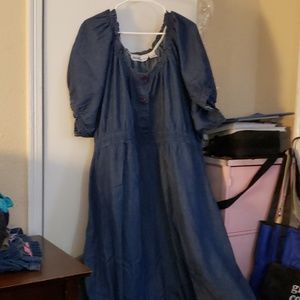 Denim dress